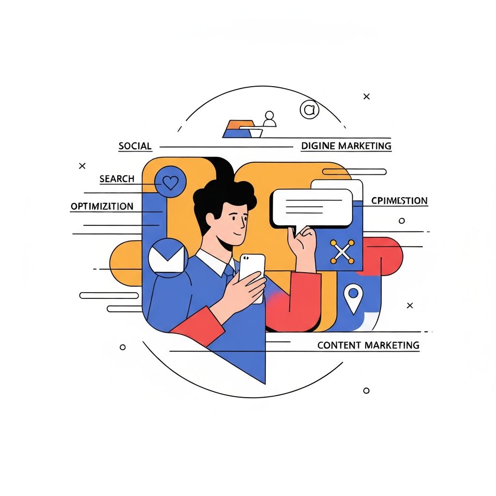 Digital Marketing Illustration